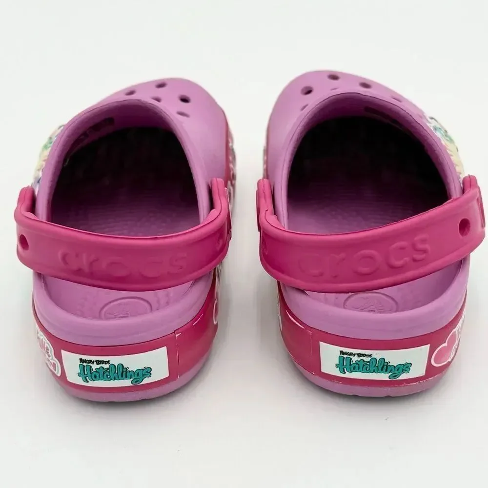 Crocs Girls' Fun Lab Hatchlings Band Lights Clogs - US Size C8 GS